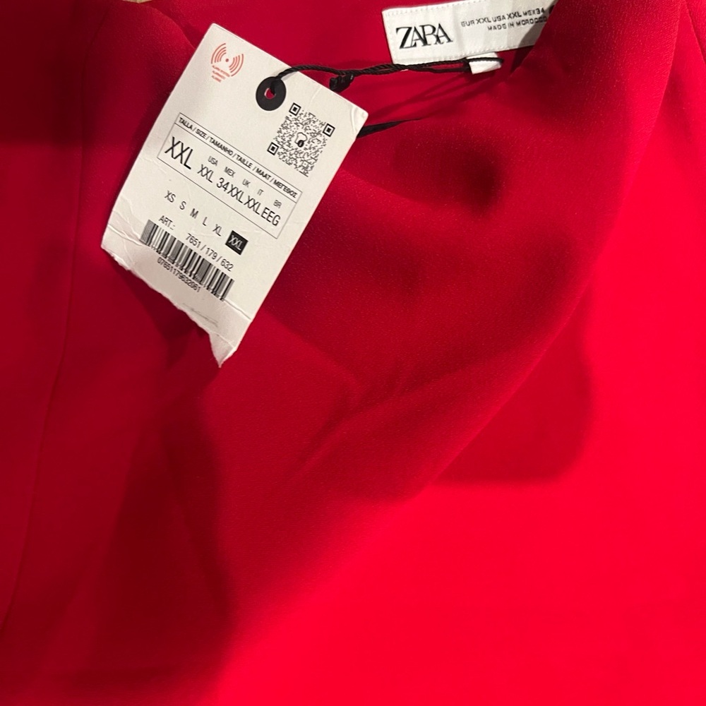 Zara Vibrant Red shorts